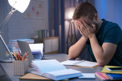 Discouraged student